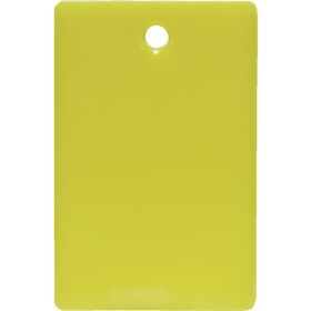 ＴＲＵＳＣＯ　スチロール番号札　無地　長方形　小　４５Ｘ３０ｍｍ　５枚入　黄色