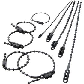 ＴＲＵＳＣＯ　ダブルヘッドノットタイ　幅３．６ｍｍＸ１５０ｍｍ最大結束φ３８黒