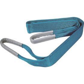 ＴＲＵＳＣＯ　ベルトスリング　リサイクルポリエステルスリング　ＪＩＳ３等級　両端アイ形　１００ｍｍＸ４．０ｍ