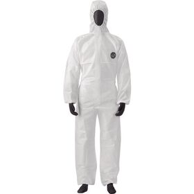 ＴＲＵＳＣＯ　帯電防止使い捨て保護服（３層）　Ｌサイズ