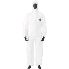 ＴＲＵＳＣＯ　帯電防止使い捨て保護服（３層）　Ｓサイズ