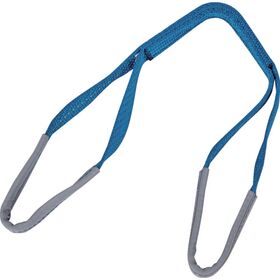 ＴＲＵＳＣＯ　ベルトスリング　リサイクルポリエステルスリング　ＪＩＳ３等級　両端アイ形　２５ｍｍＸ１．０ｍ