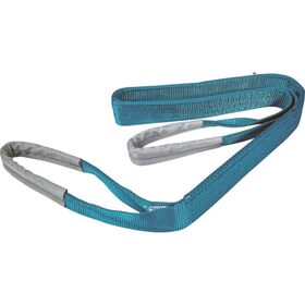 ＴＲＵＳＣＯ　ベルトスリング　リサイクルポリエステルスリング　ＪＩＳ３等級　両端アイ形　７５ｍｍＸ４．５ｍ