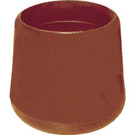 ＴＲＵＳＣＯ　イス脚キャップ　１２．７ｍｍ　茶　４個組