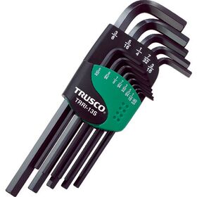 ＴＲＵＳＣＯ　六角棒レンチセット　１３本組（インチタイプ）