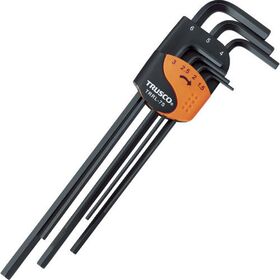 ＴＲＵＳＣＯ　六角棒レンチセット　ロングタイプ　７本組