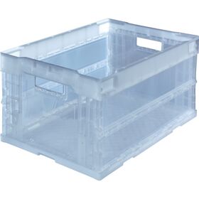 ＴＲＵＳＣＯ　オリコン　α折りたたみコンテナ　４０Ｌ　透明　透明