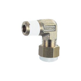 ＴＲＵＳＣＯ　【売切廃番】配管継手　クイックシール継手　エルボ　Φ１０×６．５　呼びＲ３／８