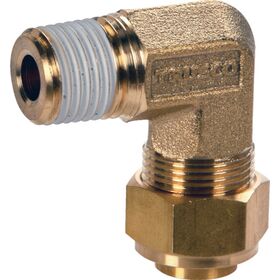 ＴＲＵＳＣＯ　クイックシール継手　エルボ　φ１０Ｘ８　呼びＲ１／４