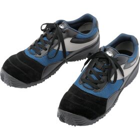 ミドリ安全　屈曲作業向けプロスニーカー　ＴＳ－１１０Ｎ黒／ブルー　２４．５ｃｍ