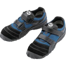 ミドリ安全　屈曲作業向けプロスニーカー　ＴＳ－１１５Ｎ黒／ブルー　２８ｃｍ