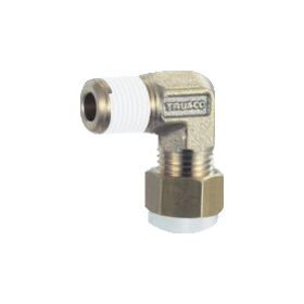 ＴＲＵＳＣＯ　【売切廃番】配管継手　クイックシール継手　エルボ　Φ４×２　呼びＲ１／８