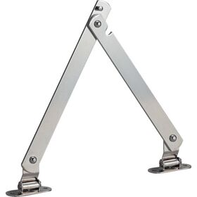 ＴＲＵＳＣＯ　スチール製止付き平棒ステー　全長２４０ｍｍ　右用