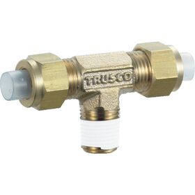 ＴＲＵＳＣＯ　【売切廃番】配管継手　クイックシール継手　チーズ　Φ６×４．５　呼びＲ１／４