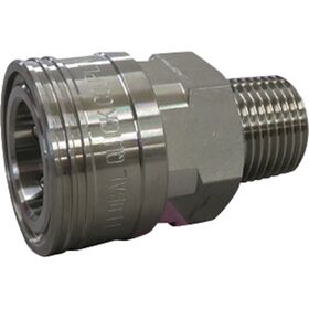 ＦＬＯＢＡＬ　両路開放型クイックカップリング　ＴＳ－８ＳＭ（ＳＵＳ３０４）