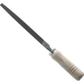 ＴＲＵＳＣＯ　鉄工用ヤスリ　木柄付　三角　中目　刃長３００