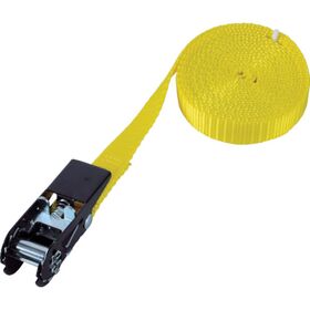 ＴＲＵＳＣＯ　簡易結束ベルト　２０ｍｍＸ５ｍ　黄