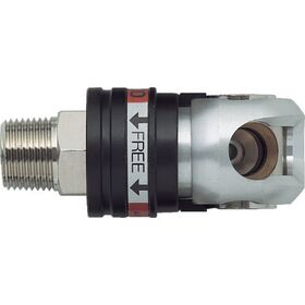 ＴＲＵＳＣＯ　オートロックスィングカップリング　オネジ　Ｒ３／８