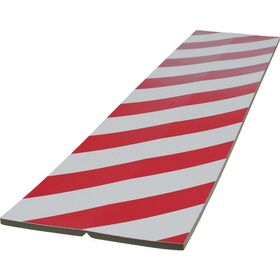 ＴＲＵＳＣＯ　セーフティクッション　コーナー用　幅２００　長さ９１０　赤／白