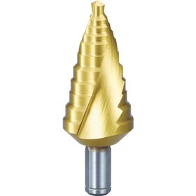 ＴＲＵＳＣＯ　ステップドリル　２枚刃チタンコーティング　６～２７ｍｍ　段数１１