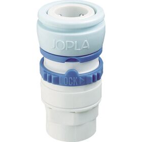 ＪＯＰＬＡＸ　樹脂ソケット　相手側取付オネジＲ（ＰＴ）１／４　樹脂ソケット