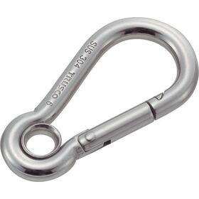 ＴＲＵＳＣＯ　ステンレススナップフック　Ａ型　線径Φ６×開口８ｍｍ　（２個入）