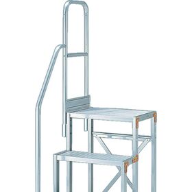 ＴＲＵＳＣＯ　作業用踏台用手すり　Ｈ１１００　階段片手すり　ＴＳＦ－３６９・４６