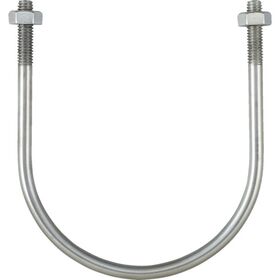 ＴＲＵＳＣＯ　ＳＧＰ用Ｕボルト　ＳＵＳ３０４　呼び径２５Ａ　ねじ径Ｗ３／８