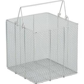 ＴＲＵＳＣＯ　ステンレス洗浄カゴ　角型　有効内寸２４２Ｘ２４２Ｘ２４６