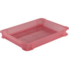 ＴＲＵＳＣＯ　スケルトンカラーコンテナ　３Ｌ　赤