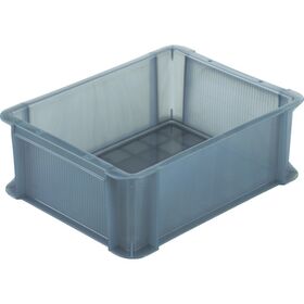 ＴＲＵＳＣＯ　スケルトンカラーコンテナ　スケルコン　９Ｌ　透明ブラックー