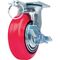 ＳＡＭＳＯＮＧ　重荷重用キャスター　自在ストッパー付　耐湿ウレタン車２００ｍｍ