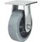 ＳＡＭＳＯＮＧ　ステンレスキャスター　固定　エラストマー　１２５ｍｍ